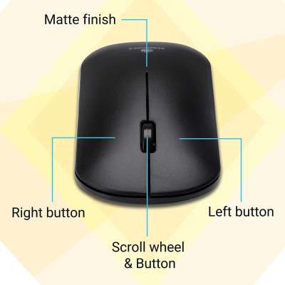 Zebronics-Zeb Dazzle Wireless Optical Mouse with Nano Receiver (Black) Profile Picture