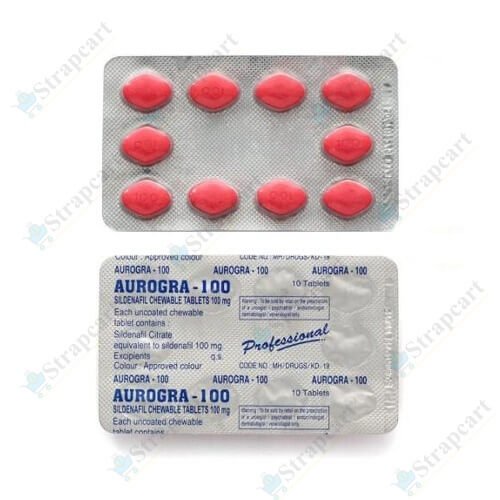 Aurogra 100mg : Side effects, Direction, instructions, Uk | Strapcart