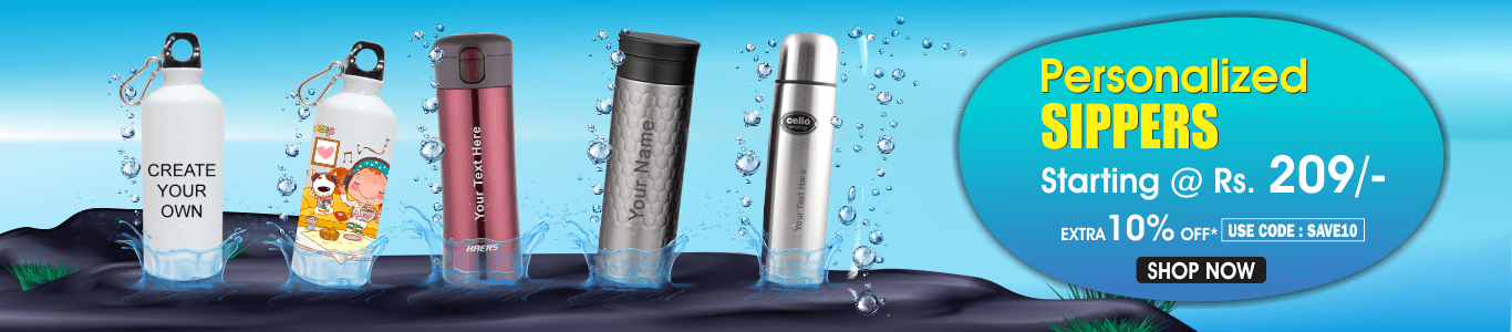 Feeling thirsty all the time? Get Customized water bottles