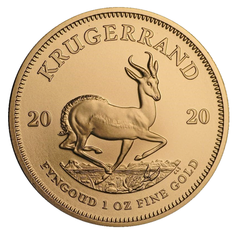 Krugerrand, 1oz Fine Gold, mix years - Bullion & Storage
