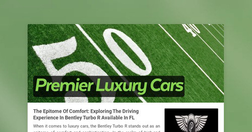 Premier Luxury Cars | Smore Newsletters