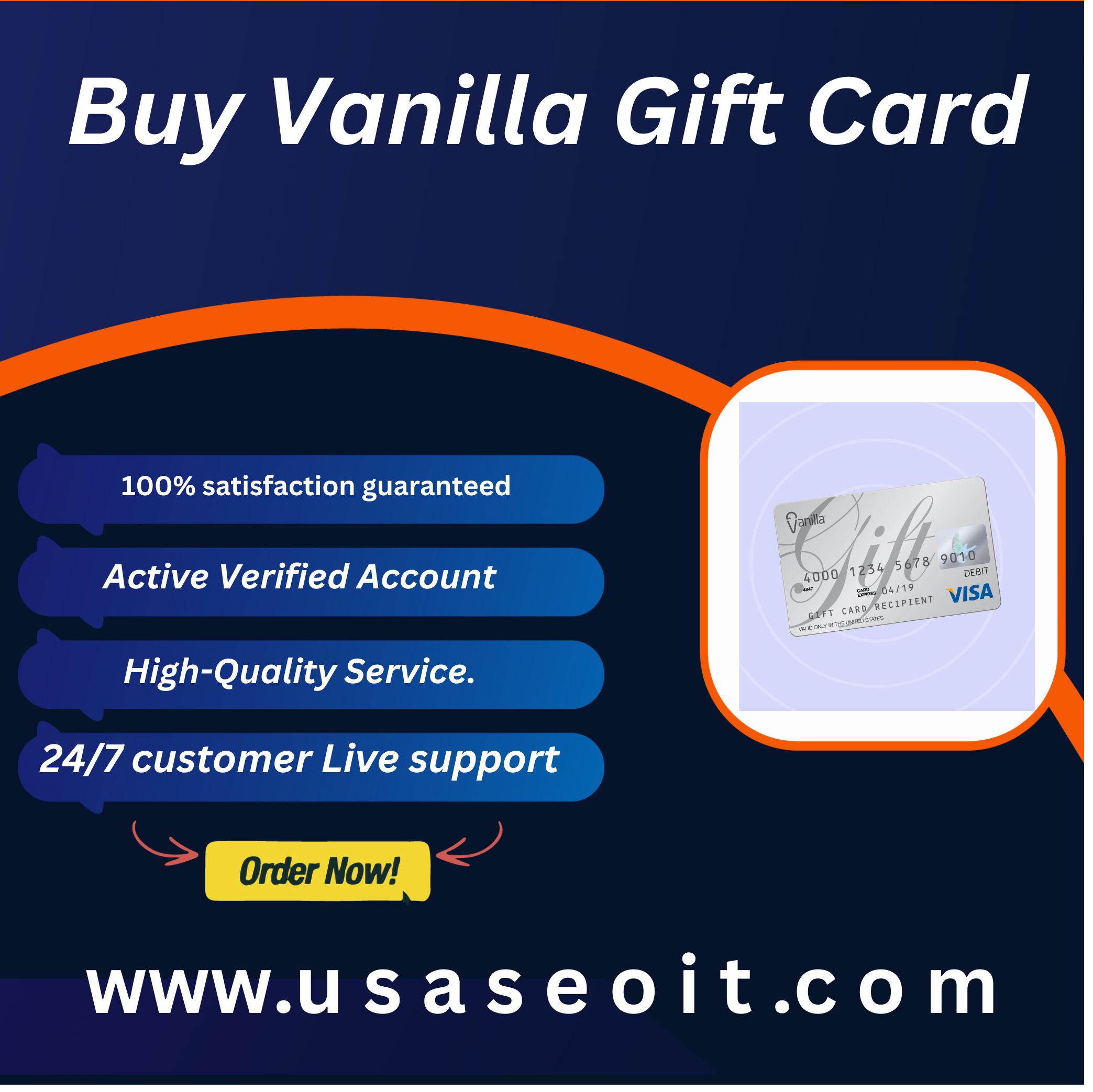 Buy Vanilla Gift Card - USA SEO IT