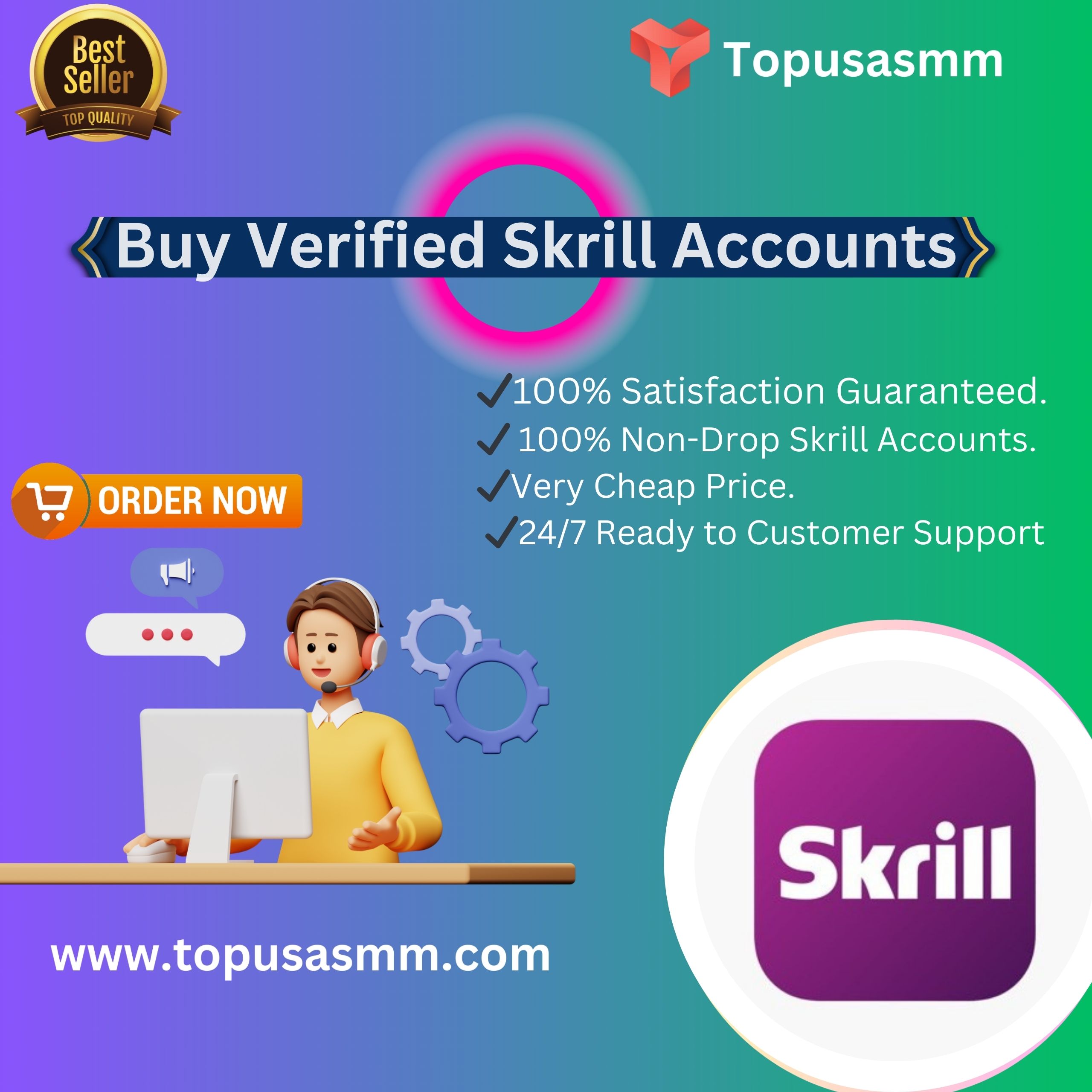 Buy Verified Skrill Accounts - TopUsaSmm
