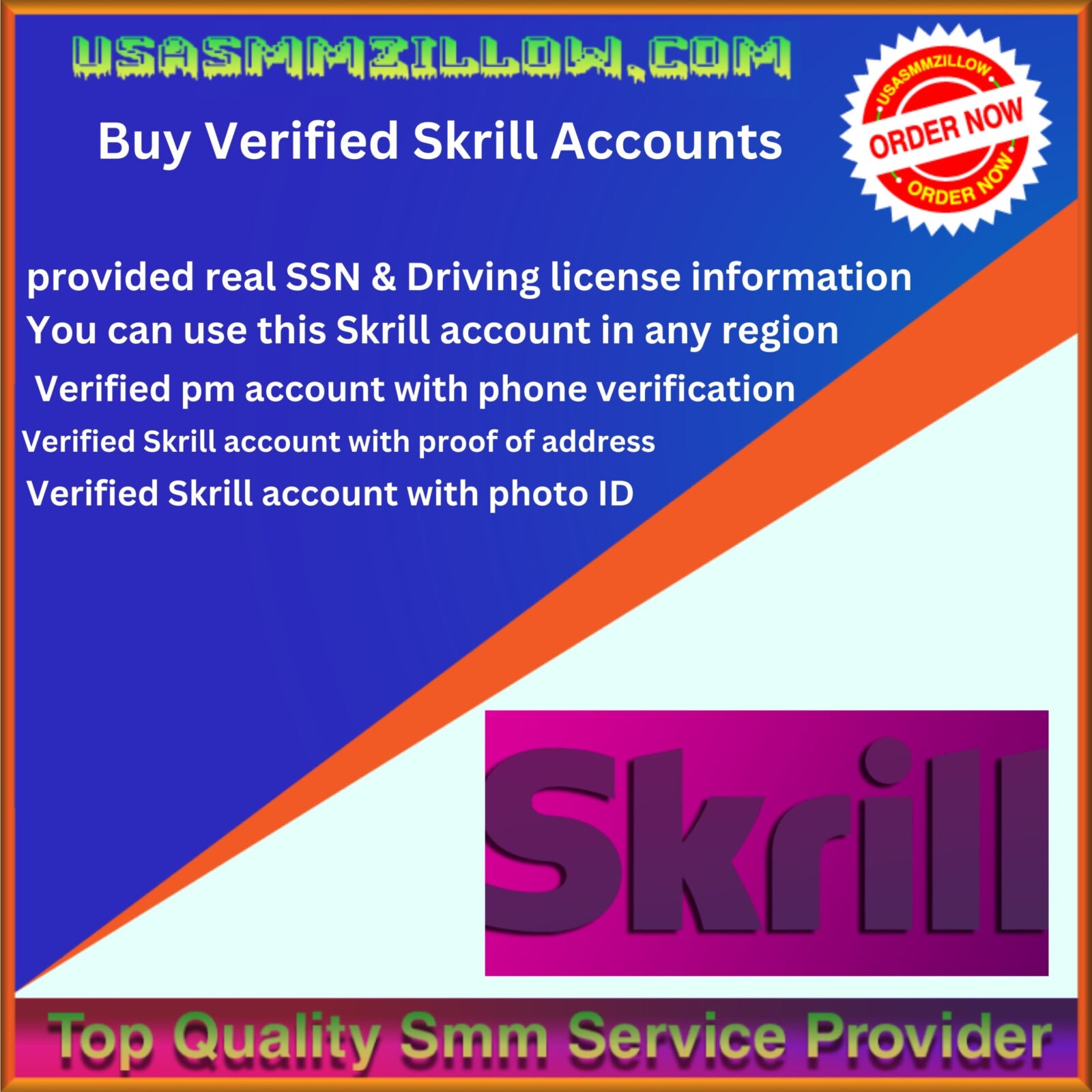 Buy Verified Skrill Accounts - 100% Safe & Verified