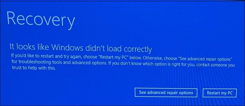 Why this Windows BSOD Stuck at Recovery Due to CrowdStrike appears? | by Charcharlie | Jul, 2024 | Medium