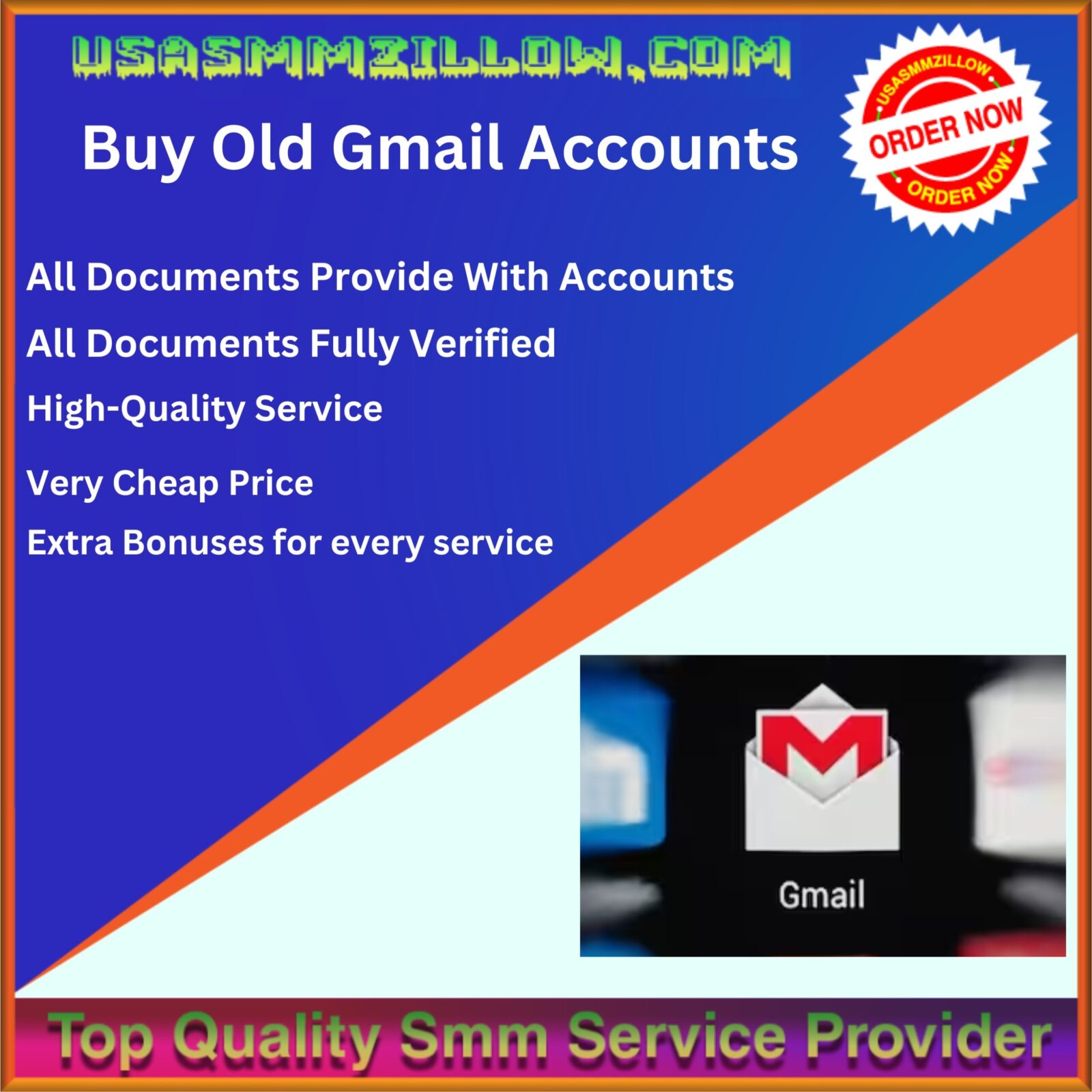 Buy Old Gmail Accounts - New&Old (Phone,Email,2FA)