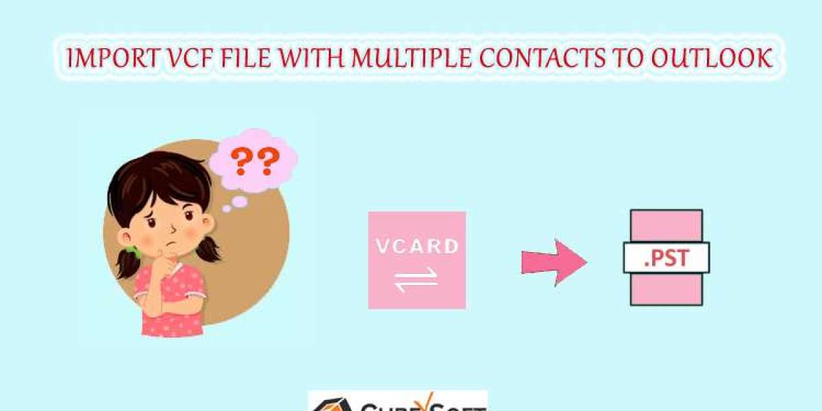 How to View VCF File in Outlook Format PST?