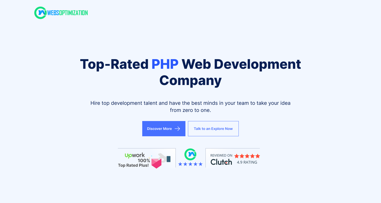 PHP Web Development Company | PHP Development Services