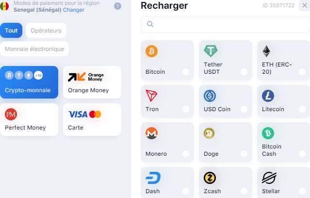 1win Dépôts et Retraits Sénégal | Méthodes de payement
