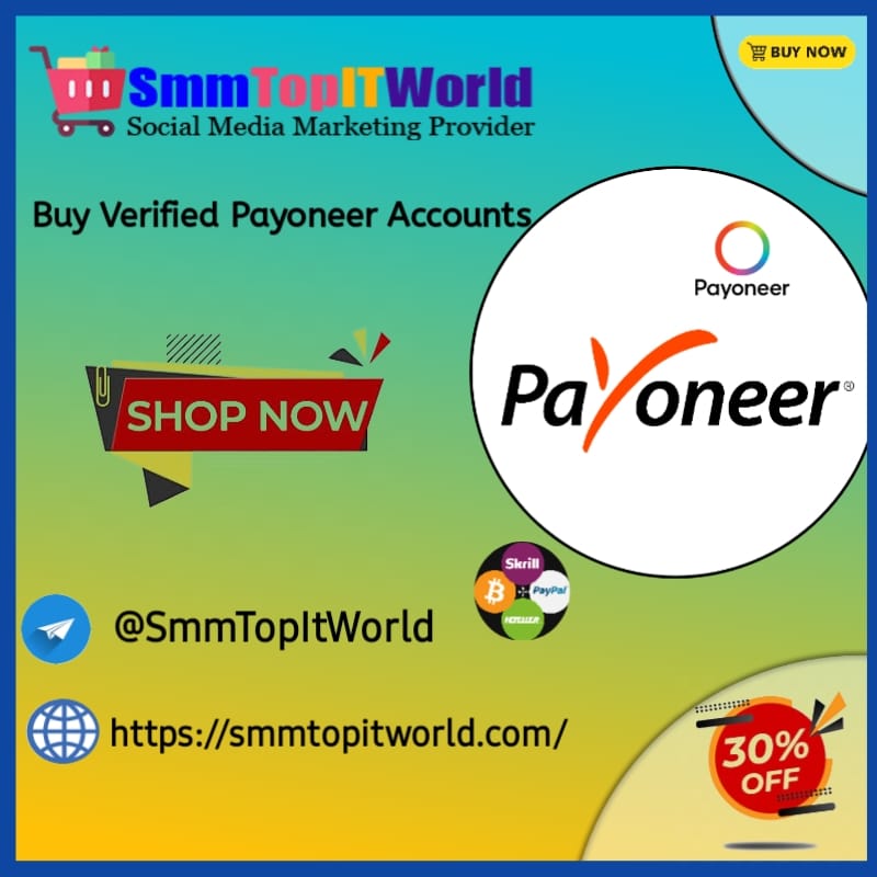 Buy Verified Payoneer Accounts - SmmTopITWorld