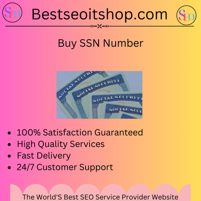 Buy SSN Number - SEO IT Shop