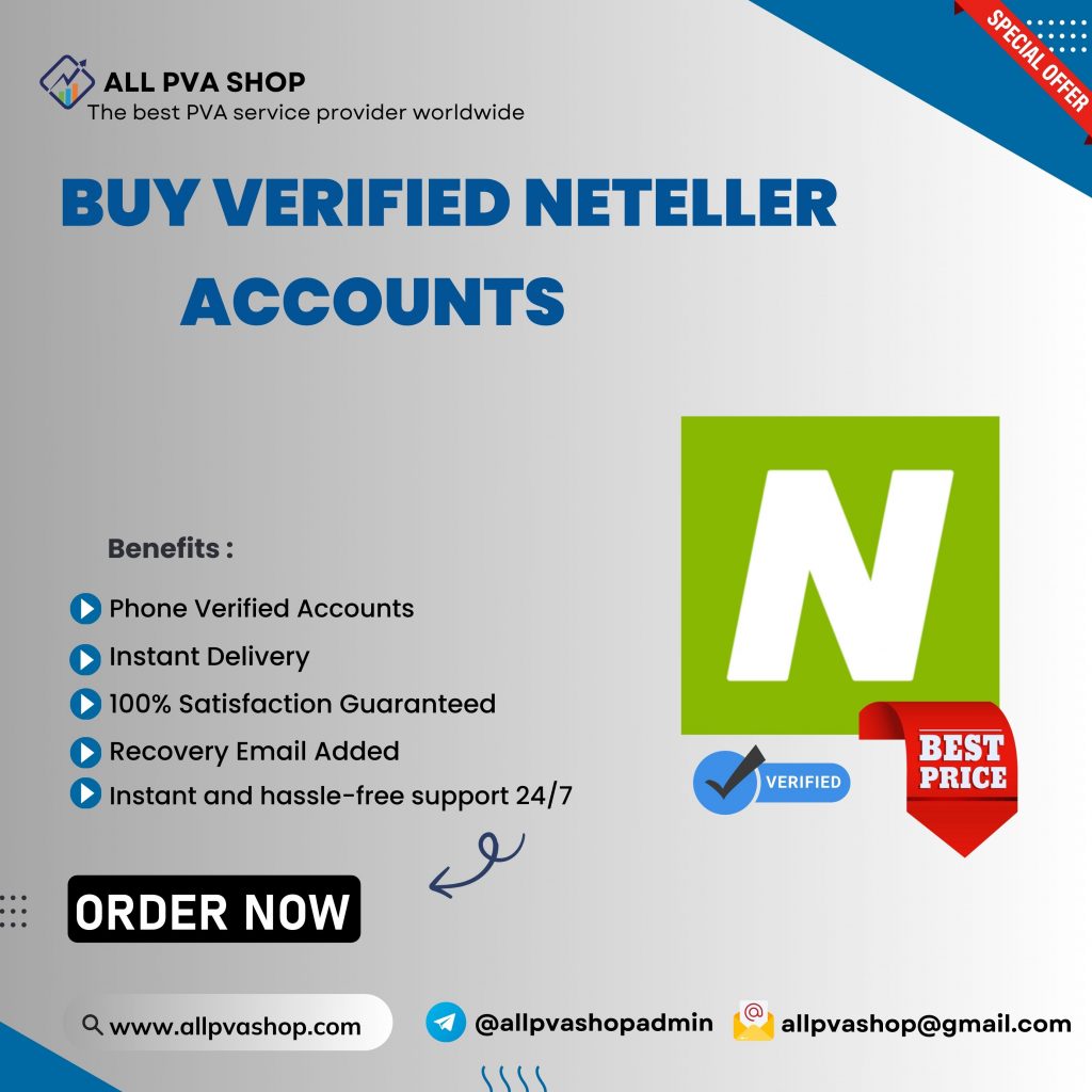 Buy Verified Neteller Accounts-100% verified & safe account