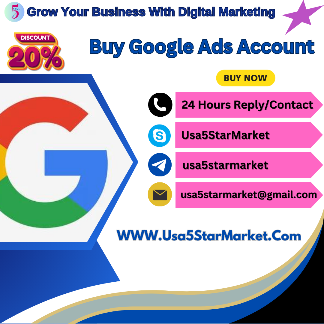 Buy Google Ads Account-➤ Accounts Over 2-12 Years Old.