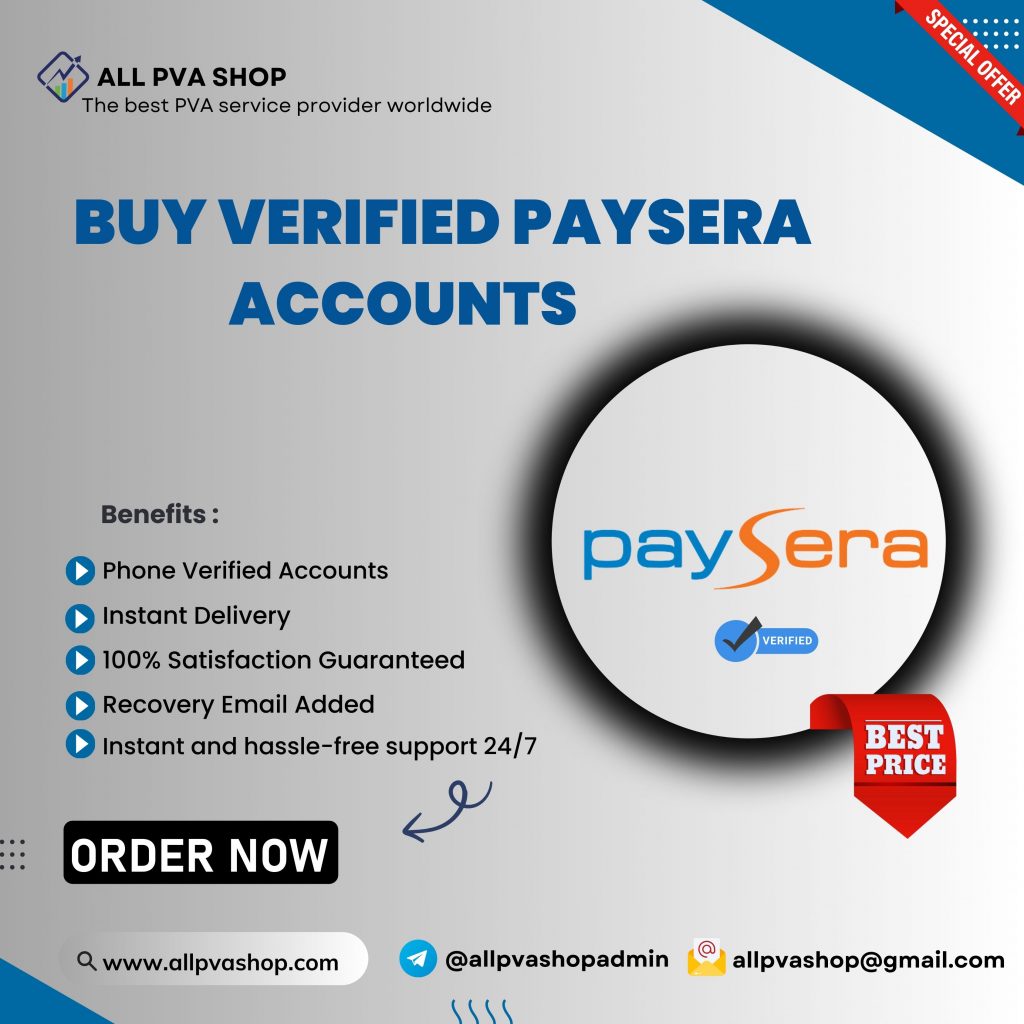 Buy Verified Paysera Accounts - Expand your transaction