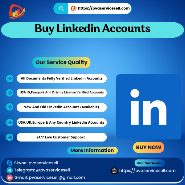 Buy Linkedin Accounts - PVA Service Sell