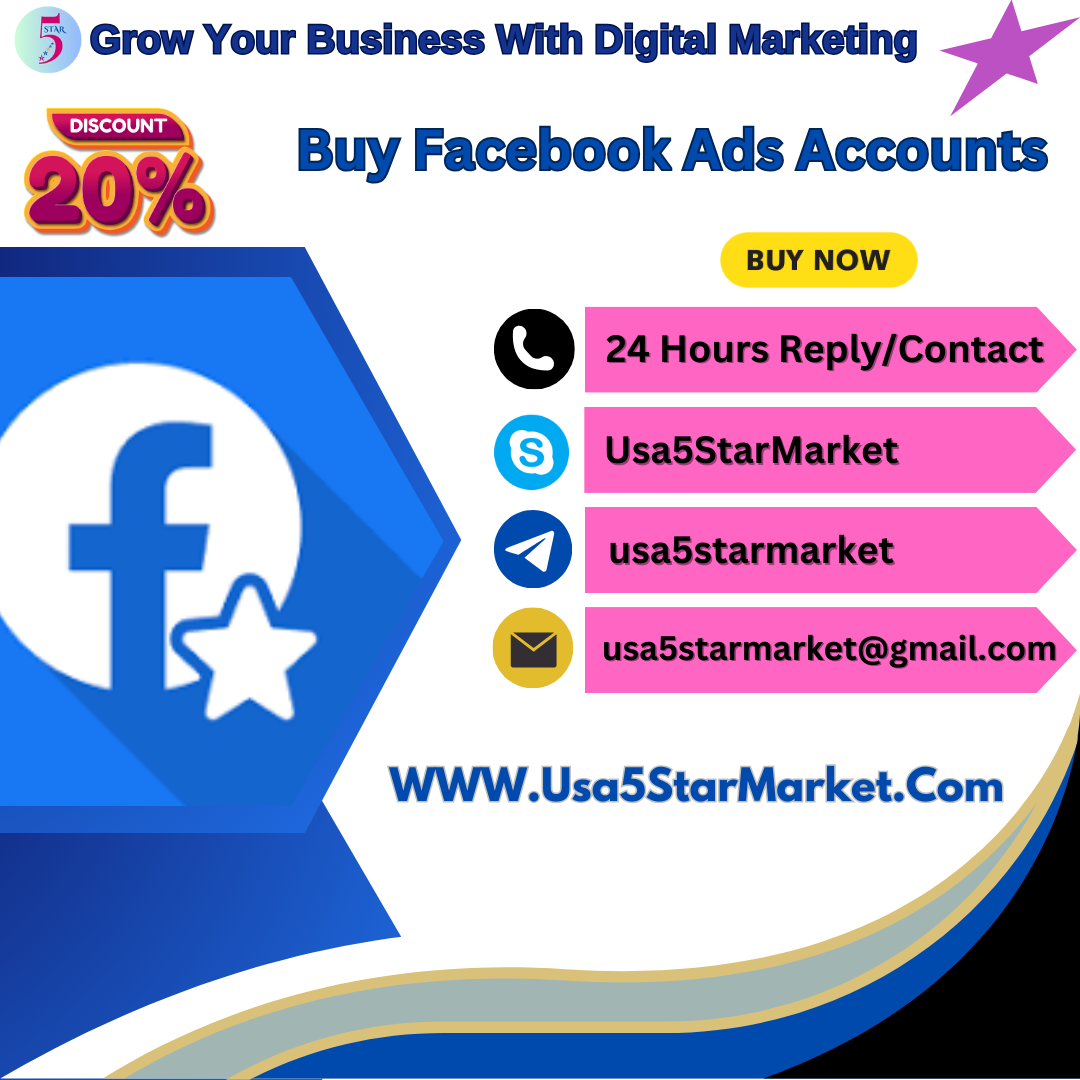 Buy Facebook Ads Accounts- Low Cost With The Highest Quality Guarantee.