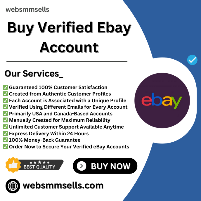 Buy Verified eBay Accounts - 100% Secure Verified Accounts