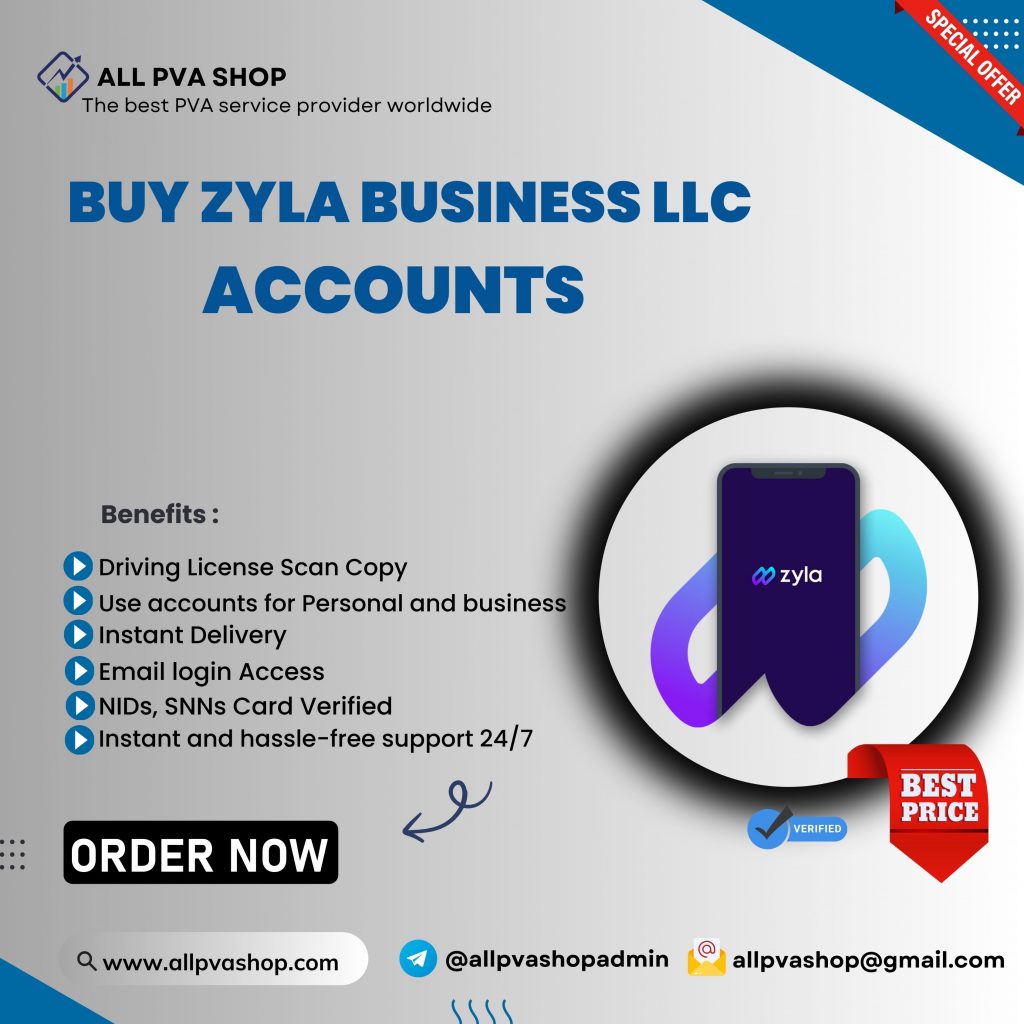 Buy Zyla Business LLC Accounts - Expand your business reach