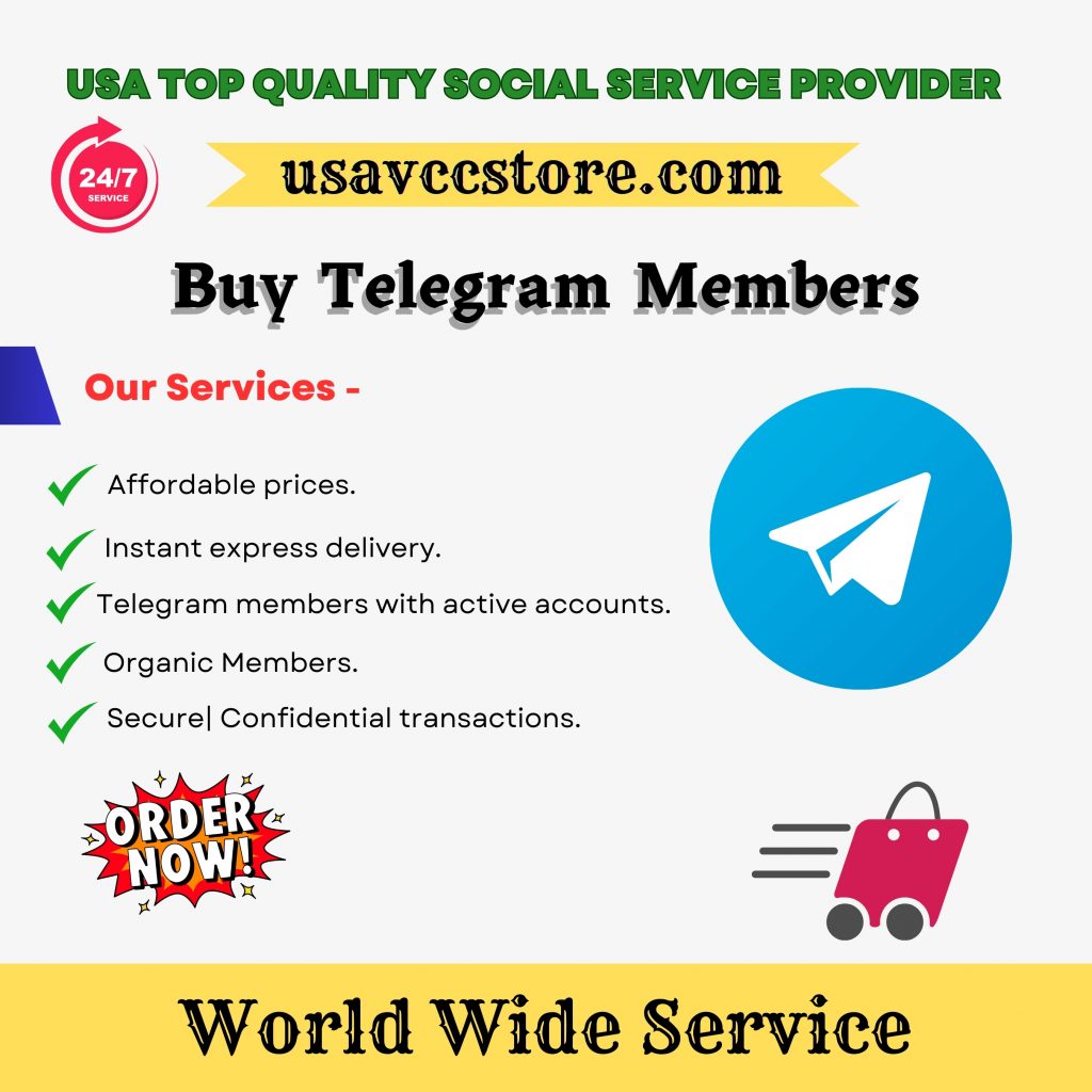 Buy Telegram Members - USA VCC Store