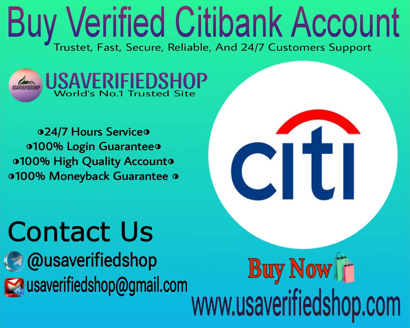 Buy verified Citibank accounts-100% USA Verified Guarantee