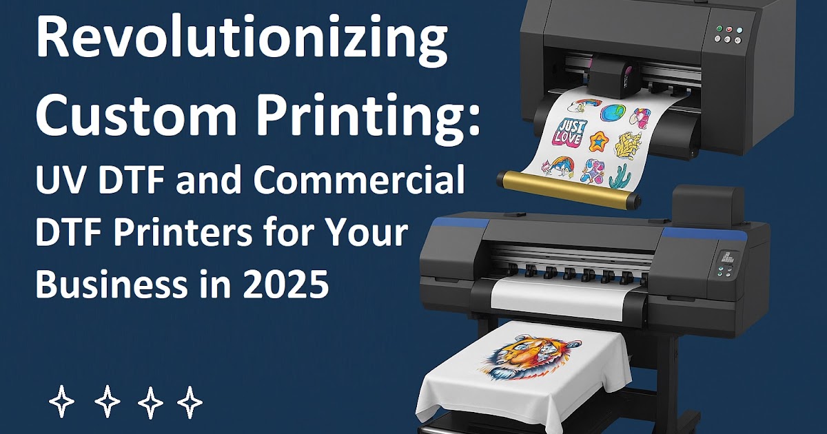 Revolutionizing Custom Printing: UV DTF and Commercial DTF Printers for Your Business in 2025