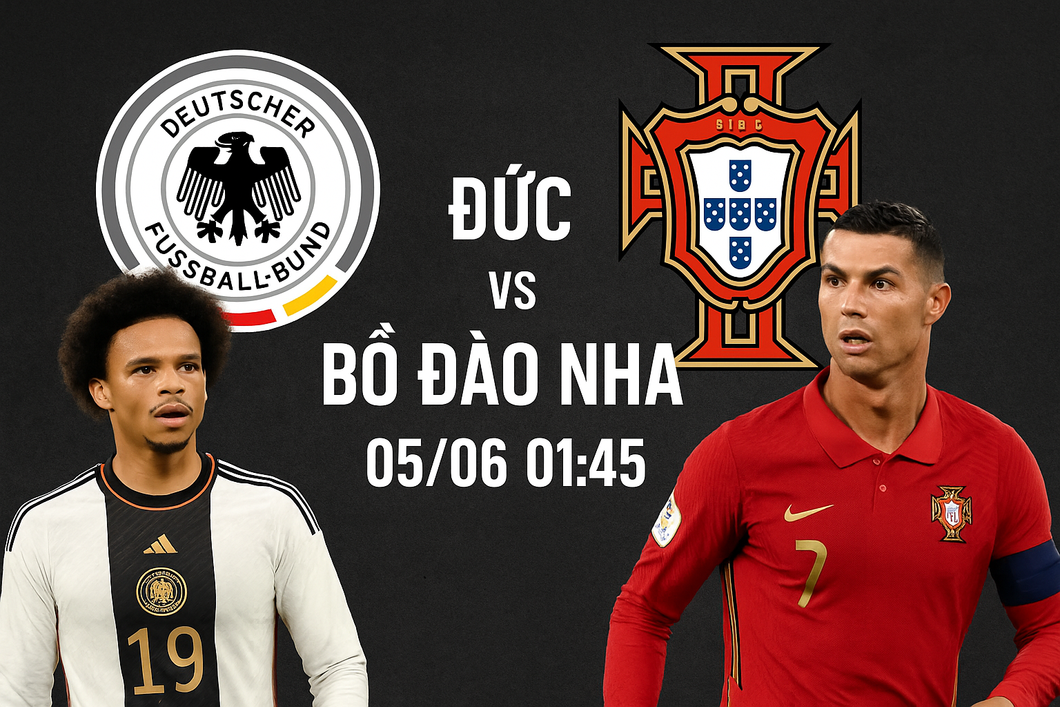 Soi kèo Đức vs Bồ Đào Nha, 01h45 ngày 05/06: Cân tài cân sức!