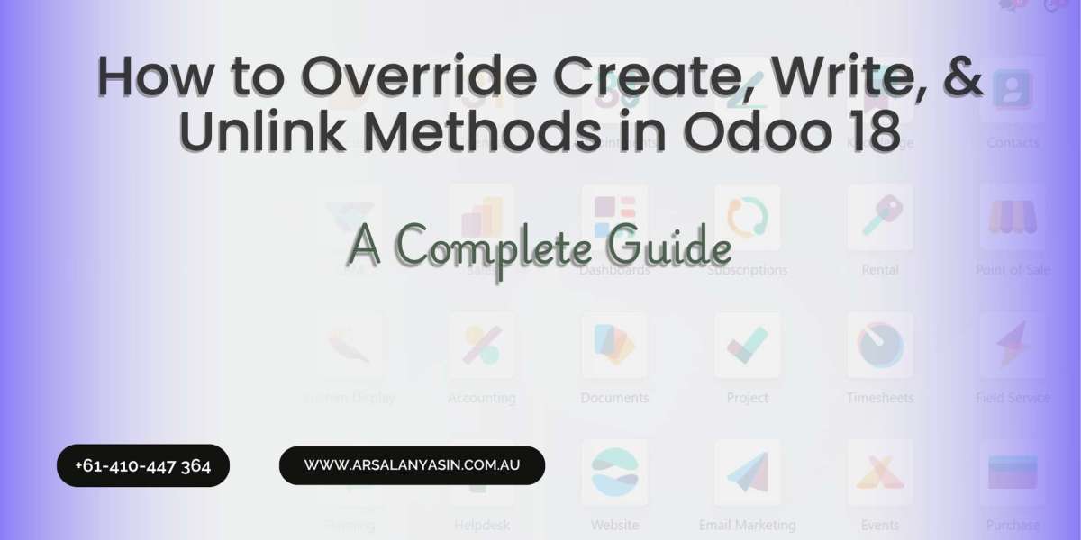 How to Override Create, Write, & Unlink Methods in Odoo 18