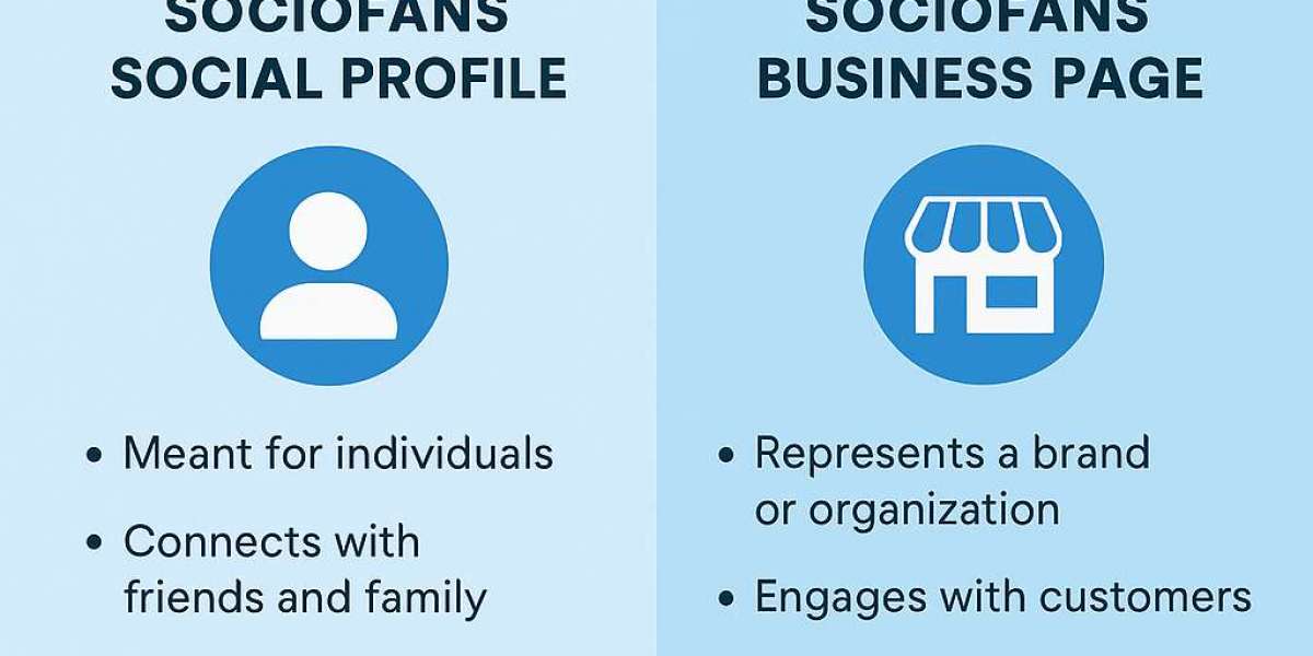 SOCIOFANS Social Profile vs Business Page: