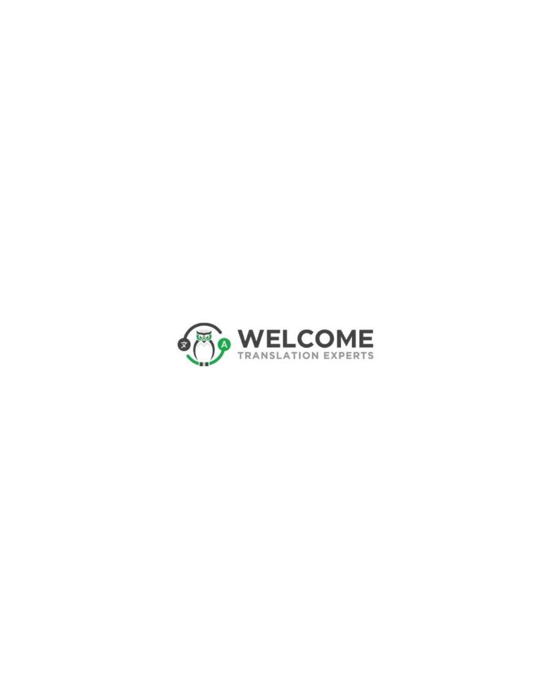 Welcome Translation Experts