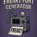 freaky font